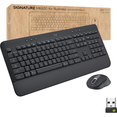 Logitech Signature MK650 Combo For Business - Graphite - CH - Central QWERTZ