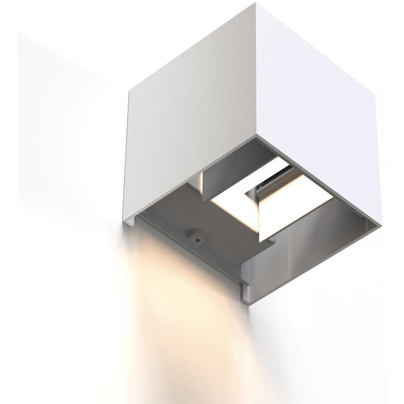 Hama WiFi-Wandlamp Square 10 cm IP44 For Inside And Outside White