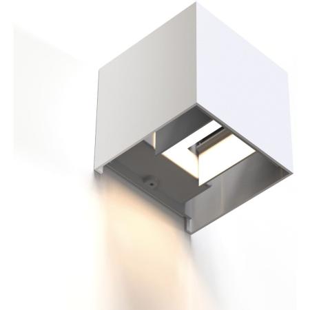 Hama WiFi-Wandlamp Square 10 cm IP44 For Inside And Outside White