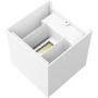 Hama WiFi-Wandlamp Square 10 cm IP44 For Inside And Outside White