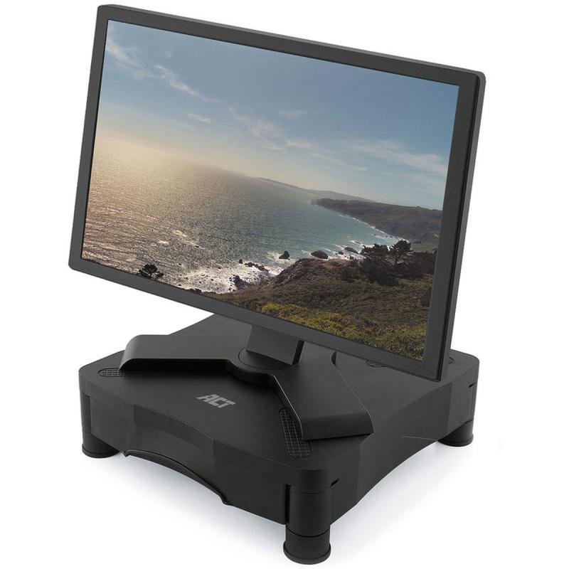 ACT Monitor Stand w/ ONE Drawer Adjustable Height