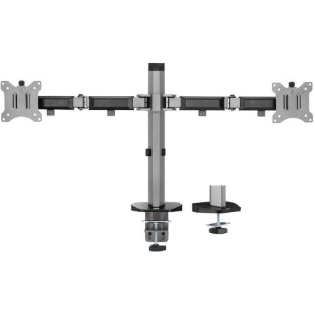 ACT Monitor Desk Mount 2 Screens Up To 32” Silver
