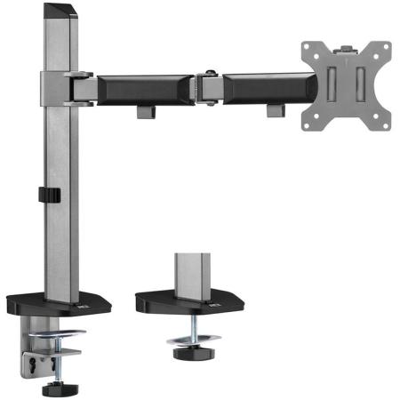 ACT Monitor Desk Mount 1 Screen Up To 32” Silver