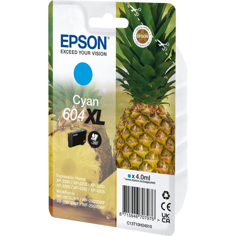 Epson Singlepack Cyan 604XL Ink