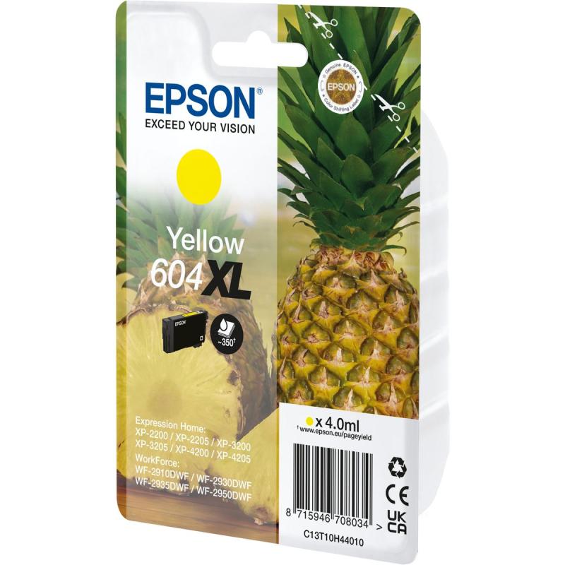 Epson Singlepack Yellow 604XL Ink