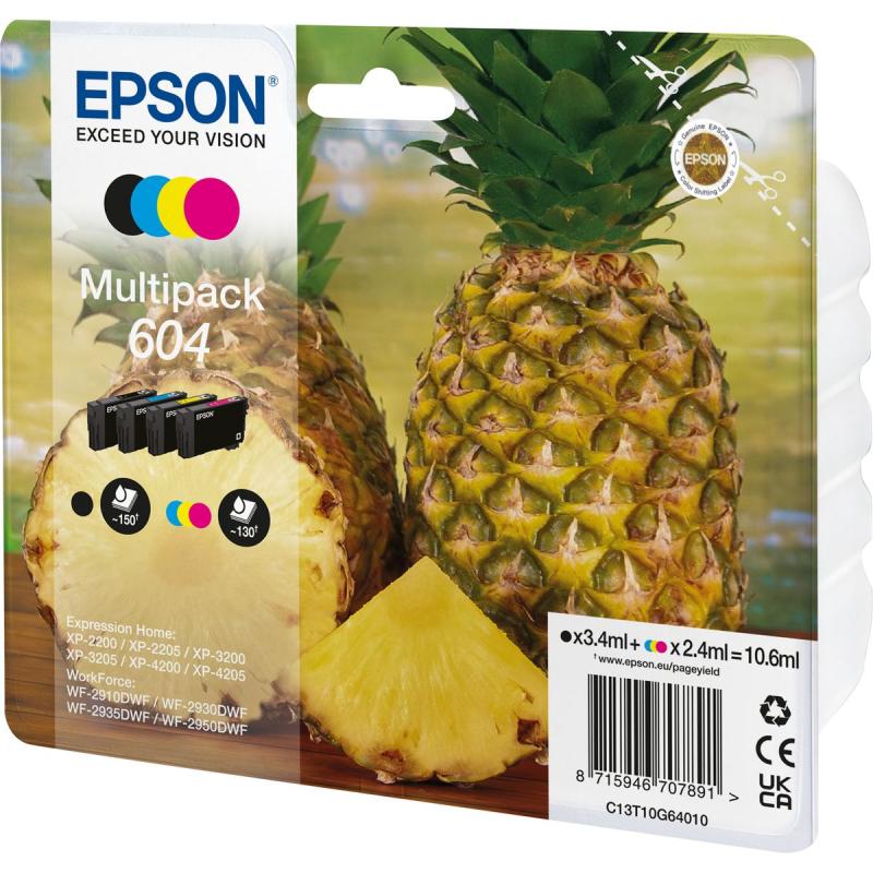 Epson Multipack 4-COLOURS 604 Ink