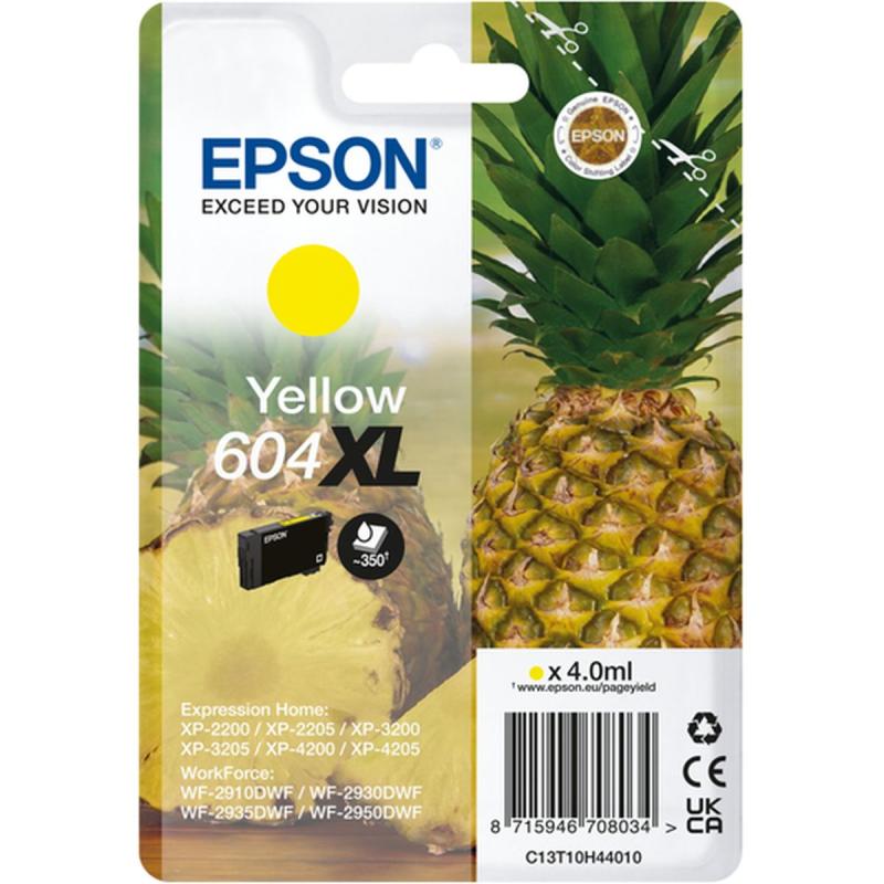 Epson Singlepack Yellow 604XL Ink