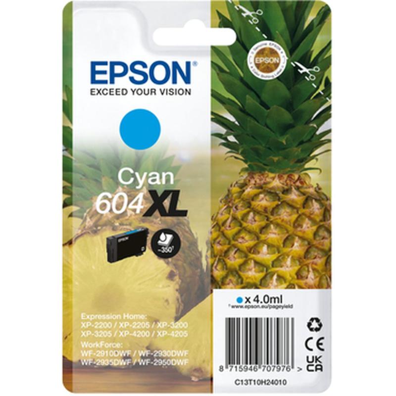 Epson Singlepack Cyan 604XL Ink