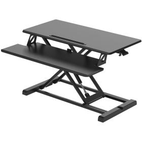 Hama In Hoogte Verstelbaar Bureauopzetstuk Van MDF (80 X 40 cm) Black