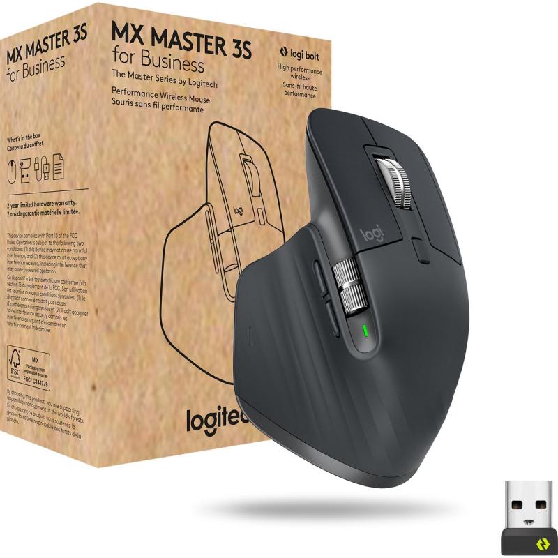 Logitech MX Master 3S For Business - Graphite - EMEA