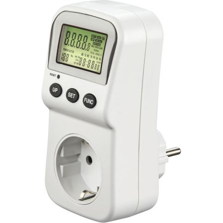 Hama Energiekostenmeter w/ LCD-Display Digital Elektriciteitsmeter For Het S