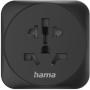 Hama Reisadapter Type E EN F 3-POLIG Universal Wereld To Europa Black