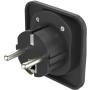 Hama Reisadapter Type E EN F 3-POLIG Universal Wereld To Europa Black