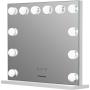 Humanas HS-HM02 Make-Up Mirror w/ LED Lighting - White