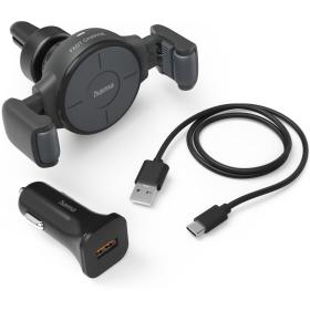 Hama Wireless Car Charger FC-10 Flex-Set 10 W Anthracite