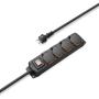 Hama Power Strip 4-FOLD For Outside IP44 Switch Wall Mounting 2 M ZW.