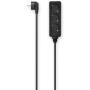 Hama Power Strip 3-FOLD 1.4 M Black