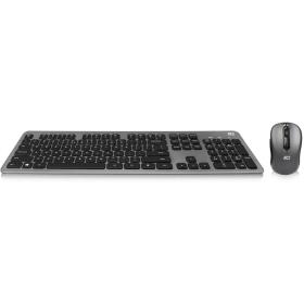 ACT Wireless Keyboard &amp;amp; Mouse Set USB-C/USB-A Combi Receiver (QWERTY/Us Layout)