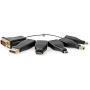 Nedis HDMI-Adapter DisplayPort Male/DVI-D 24+1-PINS Male/HDMI