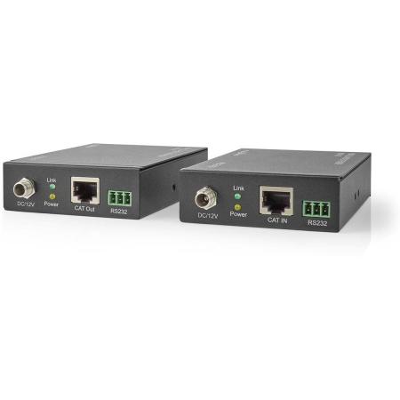 Nedis HDMI-Extender Over CAT6 Tot 60 M 4K@60Hz 18 GBPS Metal Anthracite
