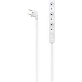 Hama Power Strip 3-FOLD 2.5 M White