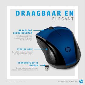 HP Acc: HP Wireless Mouse 220 Blue Europe