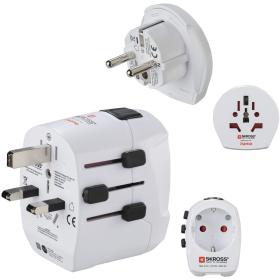 Hama Wereldreisadapter-Set World Travel Pro Light USB 3-POLIG 2X USB