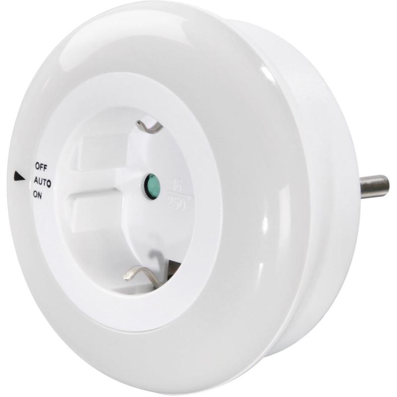 Hama LED-Night Light Circle w/ Geintegr.stopcontact.lichtsensor.aanraakbeveilig