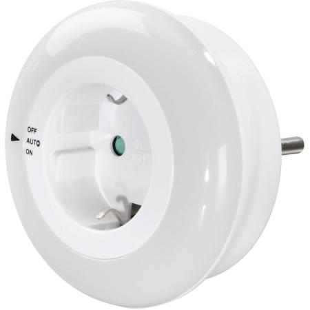 Hama LED-Night Light Circle w/ Geintegr.stopcontact.lichtsensor.aanraakbeveilig