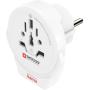 Hama Reisadapter World To Europe USB For 2-EN 3-POLE Devices 1X USB