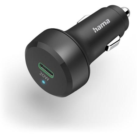 Hama Auto-Charger Power Delivery (PD)/Qualcomm 20W Black
