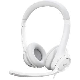 Logitech H390 USB Computer Headset - Off-White-EMEA-914