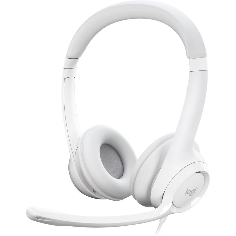 Logitech H390 USB Computer Headset - Off-White-EMEA-914