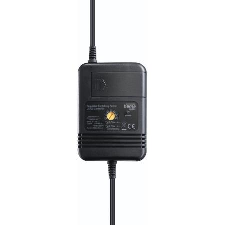 Hama Netadapter For Auto Instelbaar 2000MA 24W Max 12V Gest 8 Adapters