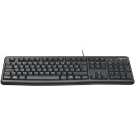 Logitech K120 Corded Keyboard Black (DE)