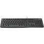 Logitech K120 Corded Keyboard Black (DE)