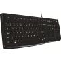 Logitech K120 Corded Keyboard Black (DE)