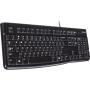 Logitech K120 Corded Keyboard Black (DE)
