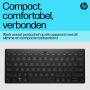 HP 350 BLK Compact Multi-Device Keyboard Euro