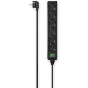 Hama Power Strip 6-FOLD Switch 3 M Black