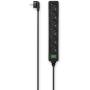 Hama Power Strip 6-FOLD Switch 3 M Black