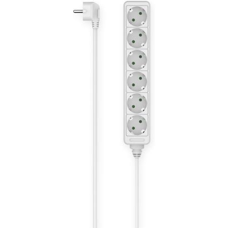 Hama Power Strip 6-FOLD 1.4 M White