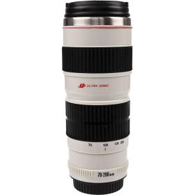Fun Drinking Cup 70-200 Lens White w/ Drinking Lip