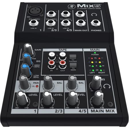 Mackie MIX5 Compact 5 Kanale 8 Inputs