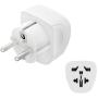Hama Reisadapter Type E EN F 3-POLIG Universal Wereld To Europa White