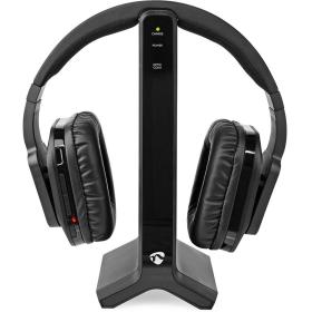 Nedis WL TV-Headphone RF Max. Batt.time: 8 Hr 25 M Charging dock BK
