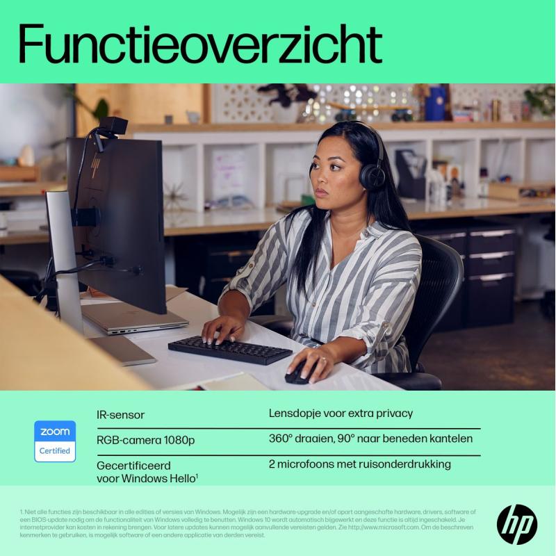 HP 625 FHD Webcam EMEA - Intl English Loc ??? Euro Plug