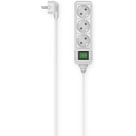 Hama Power Strip 3-FOLD Switch 1.4 M White