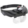 Carson Head Magnifier Pro Series Magnivisor Deluxe w/ LED And 4 Lenses