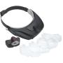 Carson Head Magnifier Pro Series Magnivisor Deluxe w/ LED And 4 Lenses